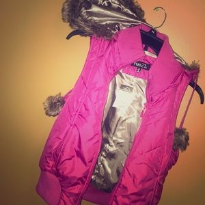 Pink Puffy Vest